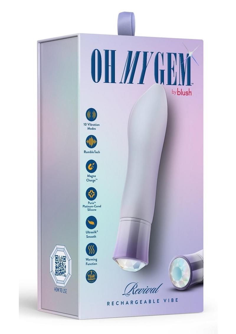 OH MY GEM REVIVAL RECHARGEABLE SILICONE G-SPOT VIBE