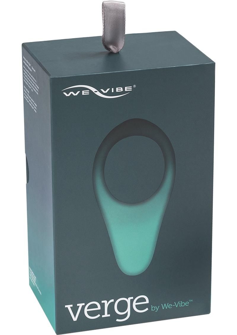 WE-VIBE VERGE SLATE RECHARGEABLE SILICONE VIBRATING PERINEUM COCK RING