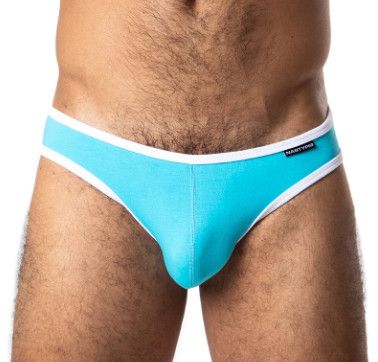 NASTY PIG PROFILE LOWRISE BRIEF BLUE/WHITE