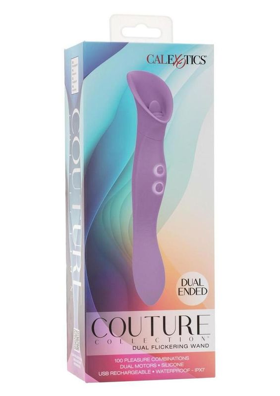 COUTURE COLLECTION DUAL FLICKERING SILICONE WAND