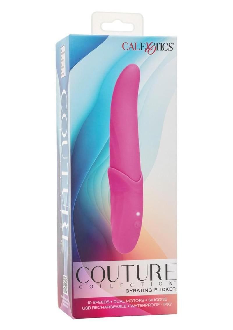 COUTURE COLLECTION GYRATING FLICKER SILICONE VIBRATOR
