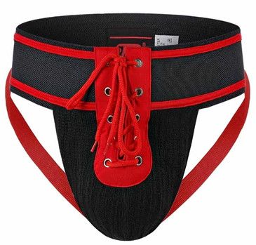 MOB FETISH FOOTBALL JOCKSTRAP RED, Size: SMALL