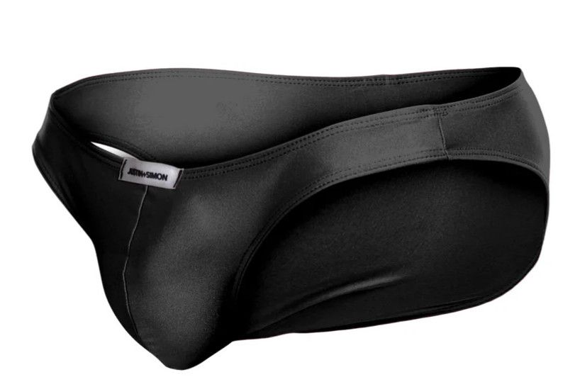 JUSTIN + SIMON CLASSIC BIKINI BLACK, Size: SMALL