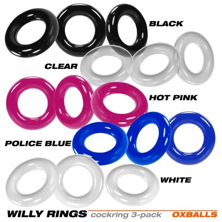 OXBALLS WILLY RINGS 3PK