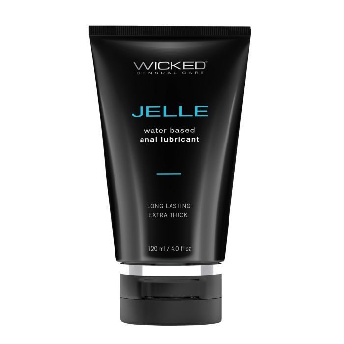 WICKED JELLE WATER BASED ANAL LUBRICANT 4oz