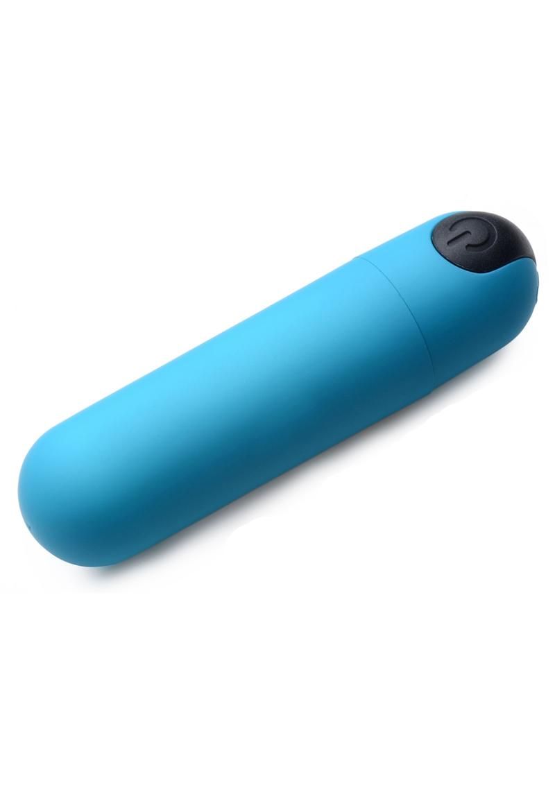 BANG! VIBRATING BULLET WITH REMOTE CONTROL, Color: BLUE