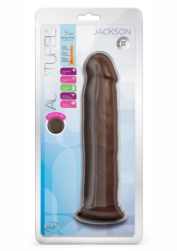 AU NATUREL JACKSON WITH SUCTION CUP 9" CHOCOLATE
