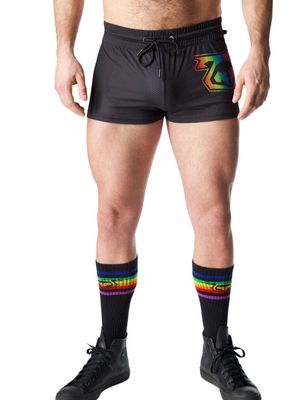 NASTY PIG PRISM PRIDE TRUNK SHORT BLACK