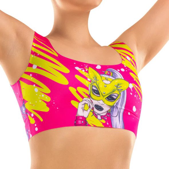 MEMEME CABAL COLLECTION LEXIE CROP TOP MEMEME CABAL COLLECTION LEXIE CROP TOP, Size: SMALL