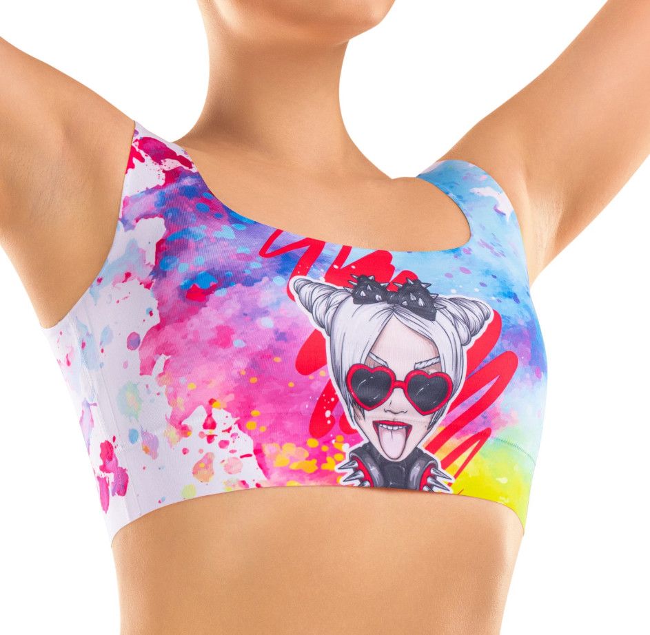 MEMEME  CABAL COLLECTION JADE CROP TOP, Size: SMALL