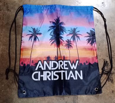 ANDREW CHRISTIAN TROPICAL BEACH BACKPACK