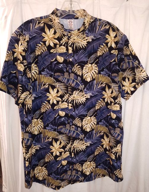 PERSEUS CHALSIS COORDINATE SHORTS & SHORT SLEEVE BUTTON UP SHIRT, LEAF