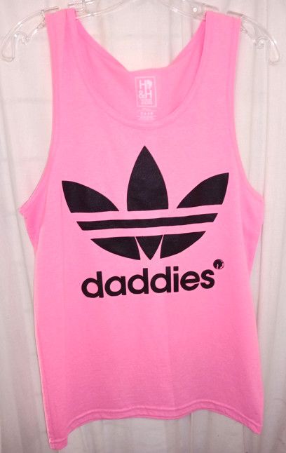 DADDIES TANK HOT PINK