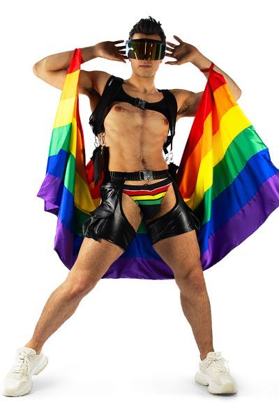 DIFFERIO PRIDE FLAG CAPE HARNESS