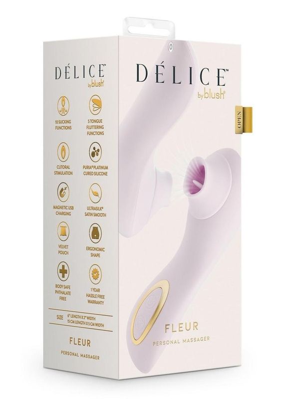 DELICE FLEUR AIR PULSING CLITORAL VIBRATOR