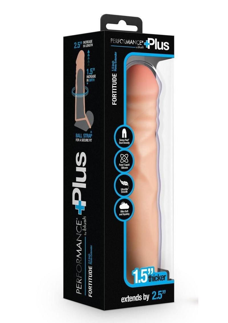 PERFORMANCE PLUS SILICONE PENIS EXTENDER 2.5" VANILLA