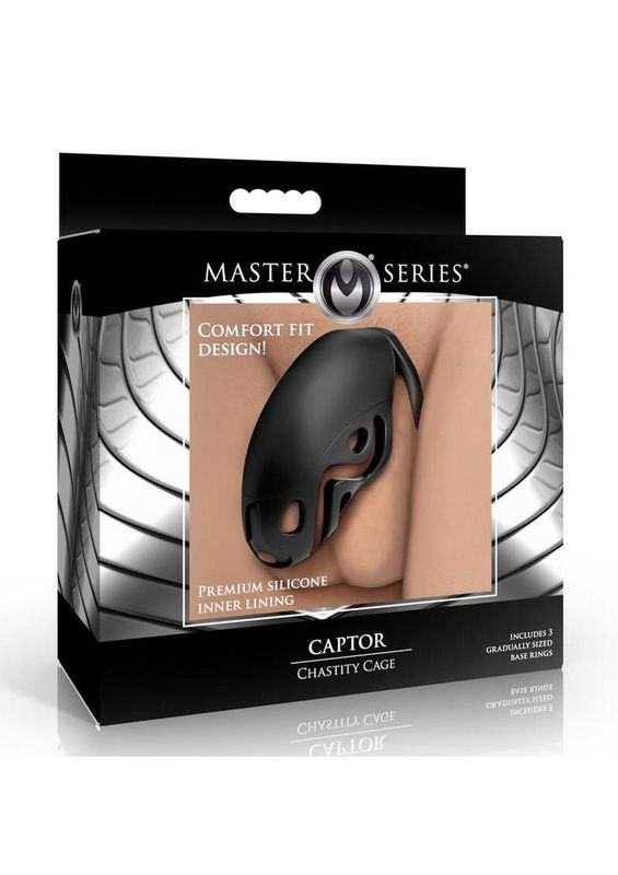 MASTER SERIES CAPTOR CHASTITY CAGE
