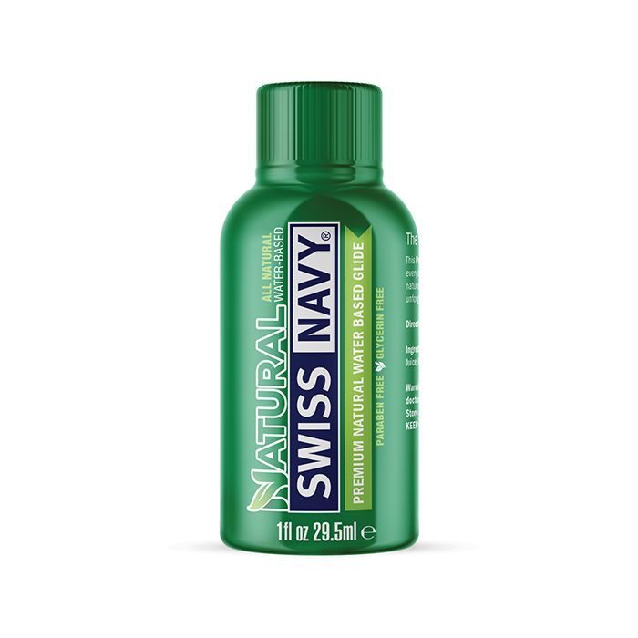 SWISS NAVY ALL NATURAL WATER BASED LUBRICANT, Size: 1oz