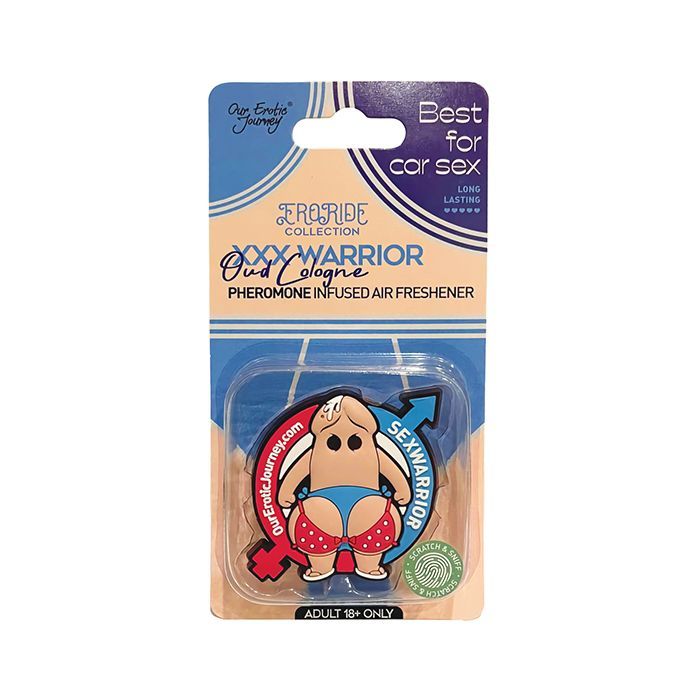 EroRide PHEROMONE INFUSED AIR FRESHENER, SCENT: XXX WARRIOR (OUD COLOGNE)