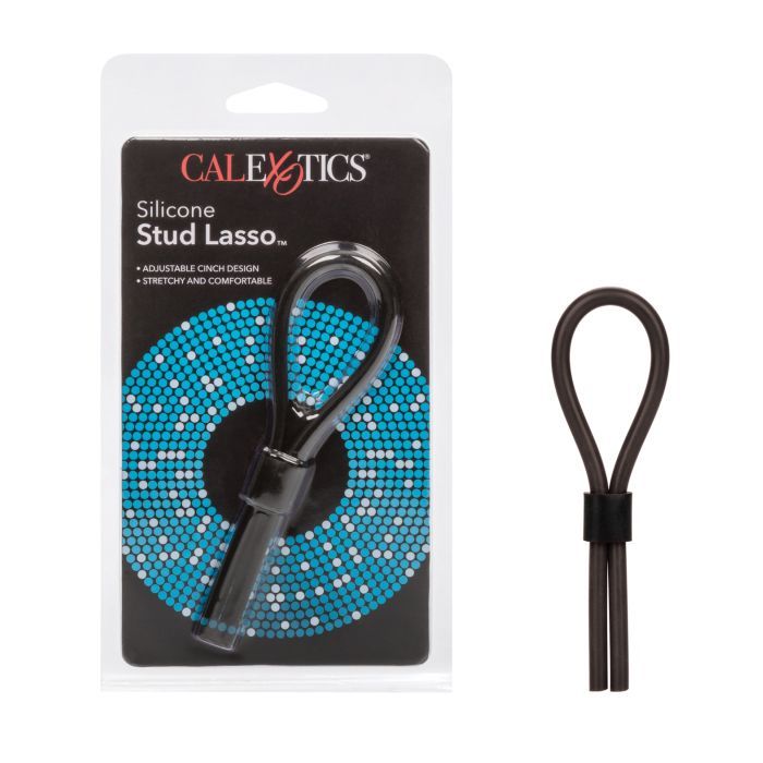 SILICONE STUD LASSO BLACK