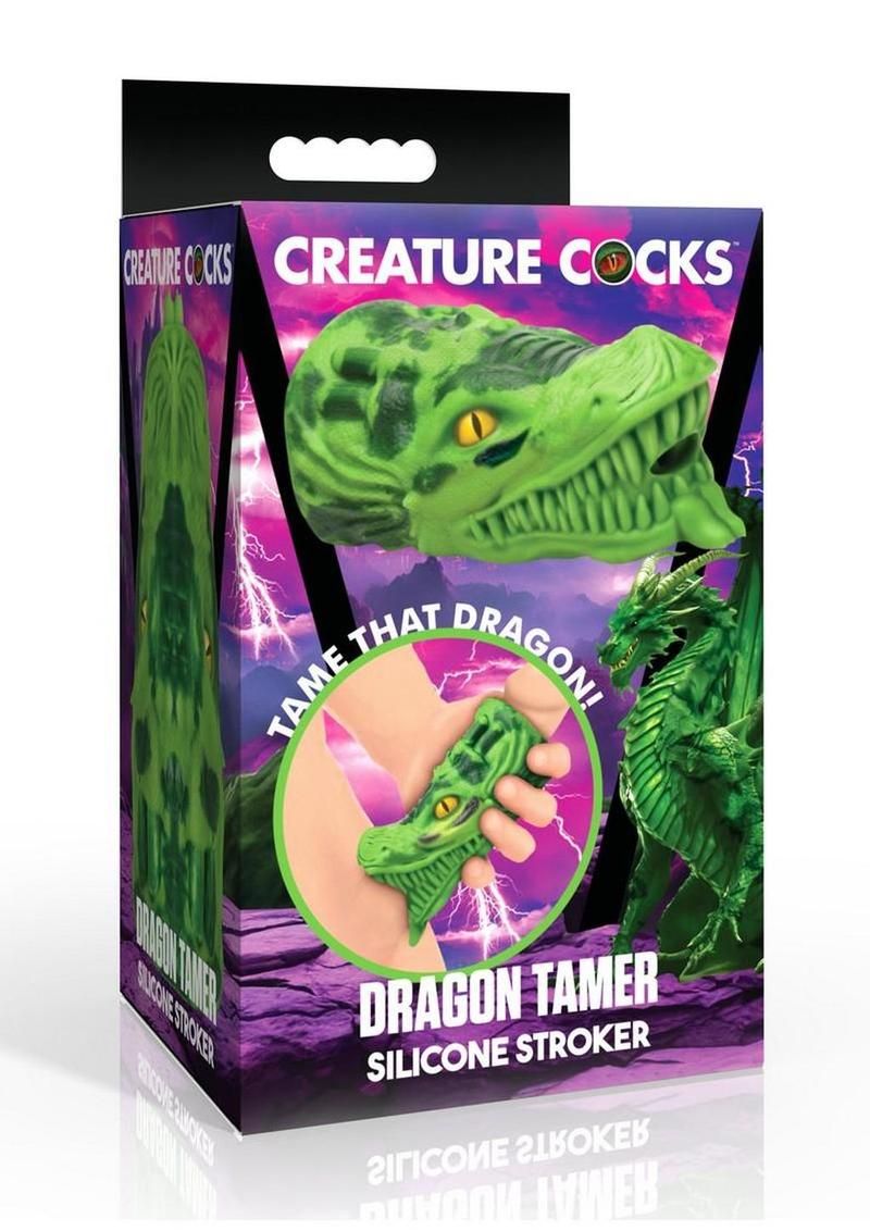 CREATURE COCKS DRAGON TAMER SILICONE STROKER GREEN CREATURE COCKS DRAGON TAMER SILICONE STROKER GREEN