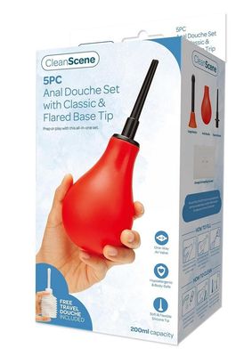 CLEAN SCENE ANAL DOUCHE SET 5PC