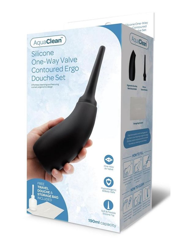 AQUA CLEAN 190ML ONE WAY VALVE ERGO DOUCHE
