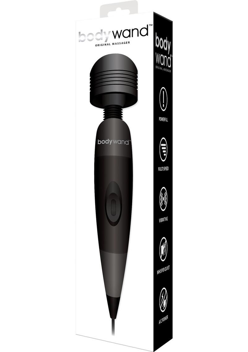 BODYWAND PLUG-IN WAND MASSAGER, Color: BLACK