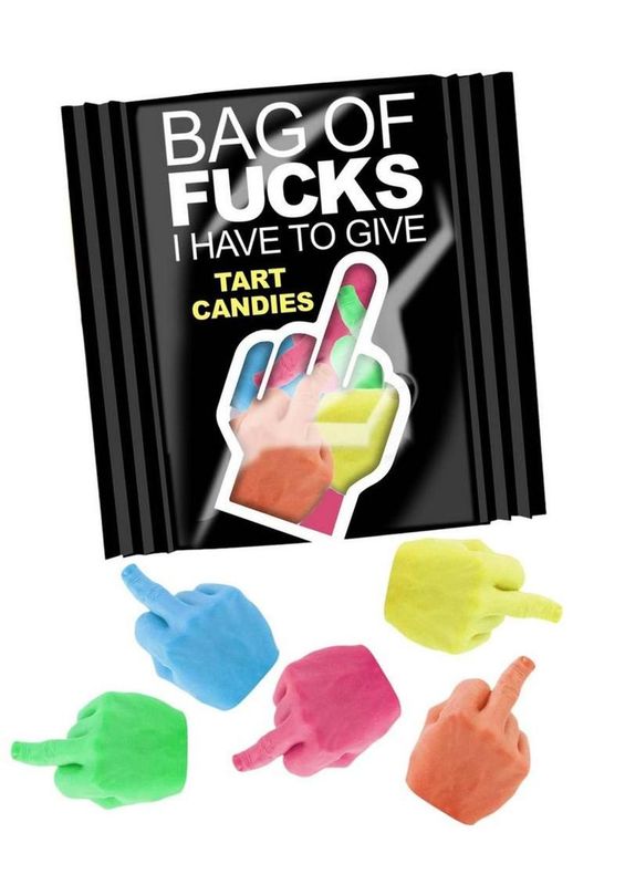 BAG OF FUCKS I HAVE TO GIVE (25 PACKS PER BAG) ASSORTED FLAVORS