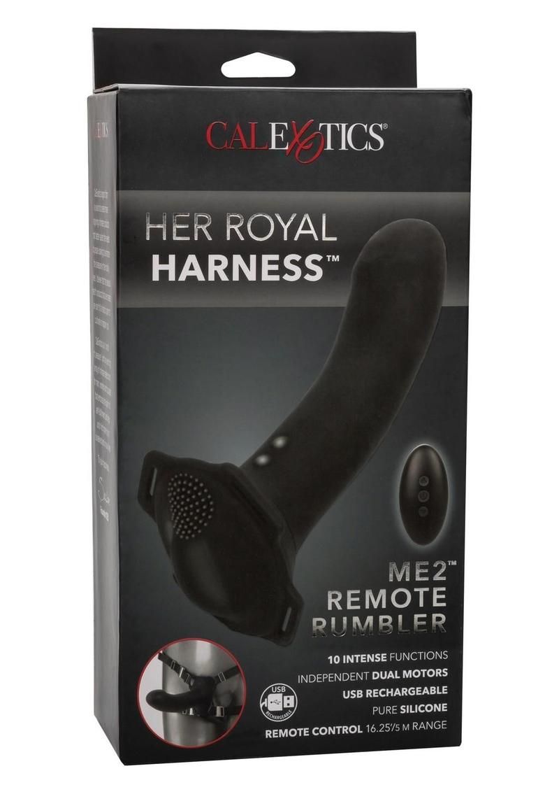 HER ROYAL HARNESS ME2 REMOTE RUMBLER BLACK