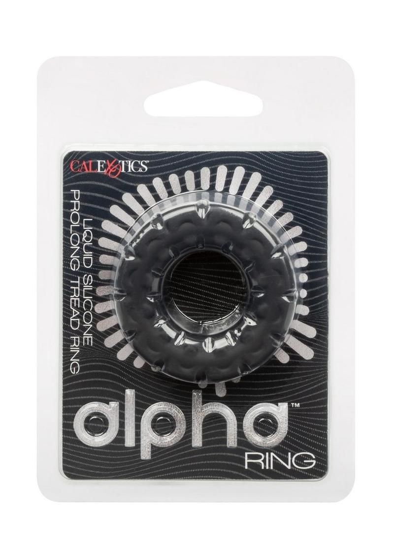 ALPHA LIQUID SILICONE PROLONG TREAD COCK RING