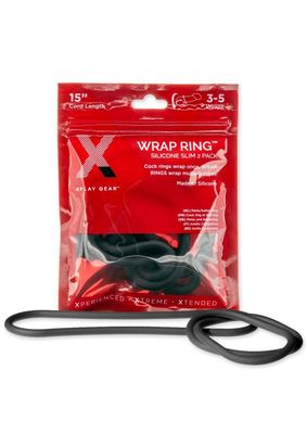 XPLAY WRAP RING SILICONE SLIM 15 XPLAY WRAP RING SILICONE SLIM 15" 2 PACK