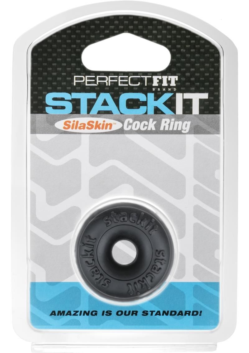 Perfect Fit PERFECT FIT STACKIT SILASKIN COCKRING , Color: BLACK