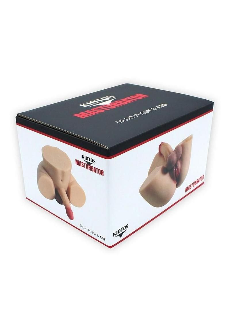 KIOTOS MASTURBATOR SILICONE DILDO WITH PUSSY & ASS