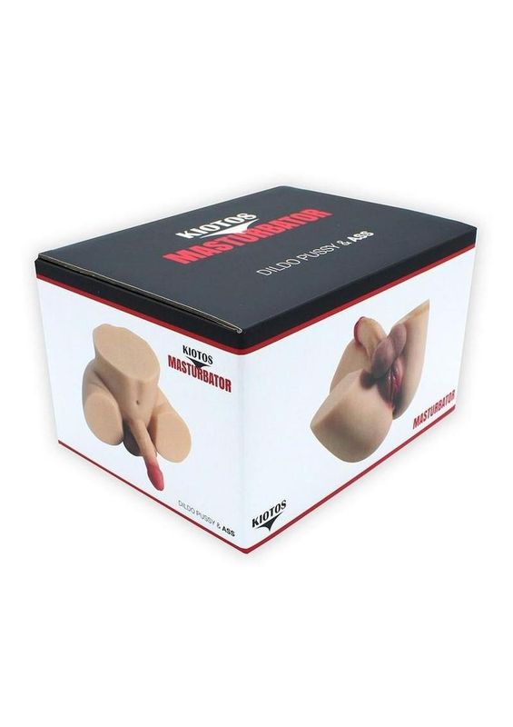 KIOTOS MASTURBATOR SILICONE DILDO WITH PUSSY & ASS