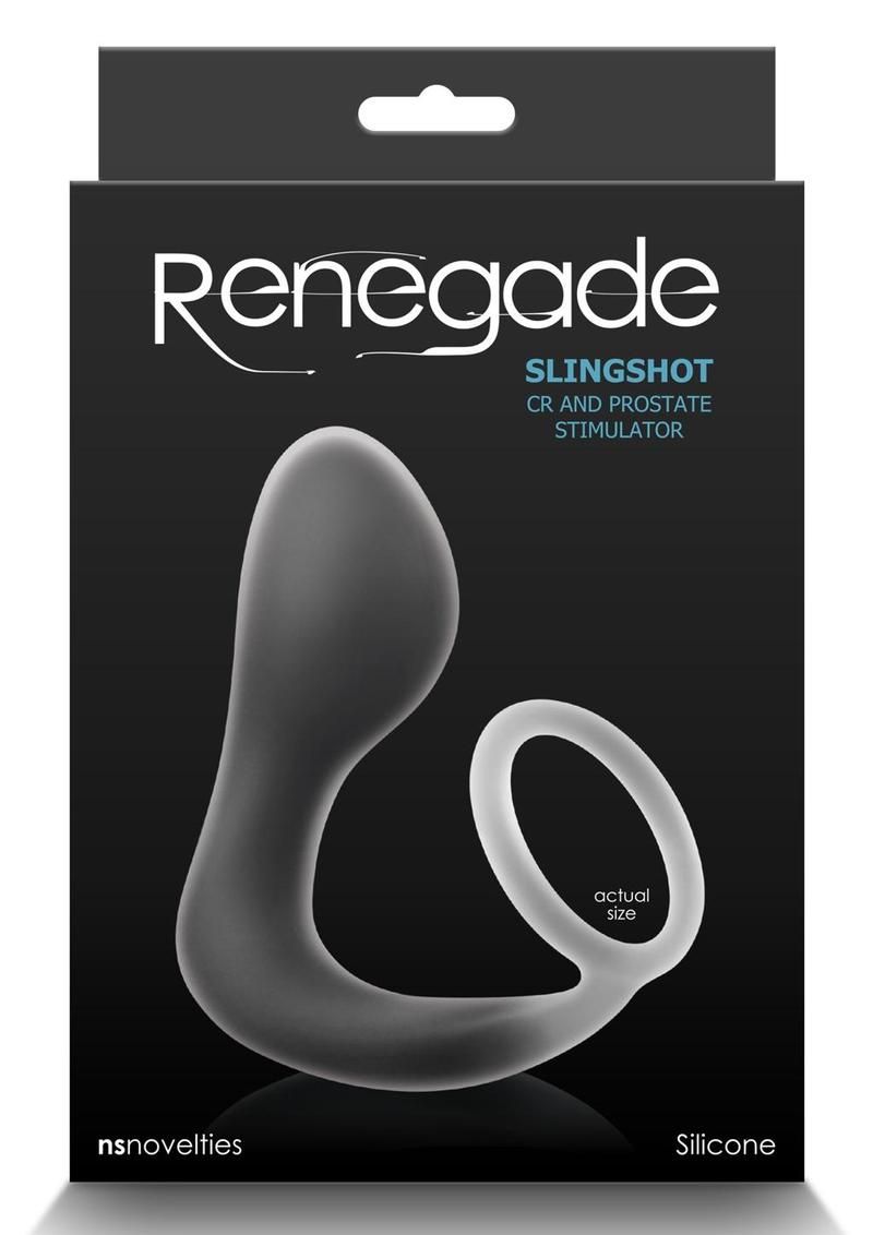 RENEGADE SLINGSHOT SILICONE COCK RING & PROSTATE PLUG