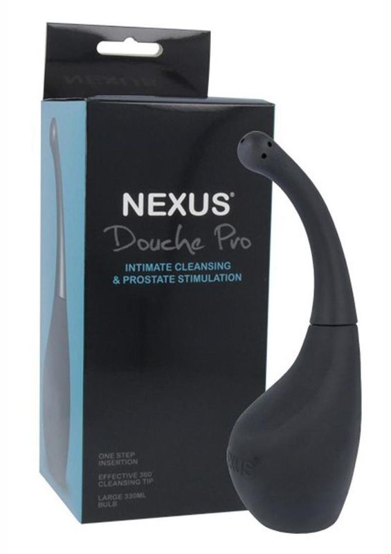NEXUS DOUCHE PRO PROSTATE ANAL DOUCHE BLACK