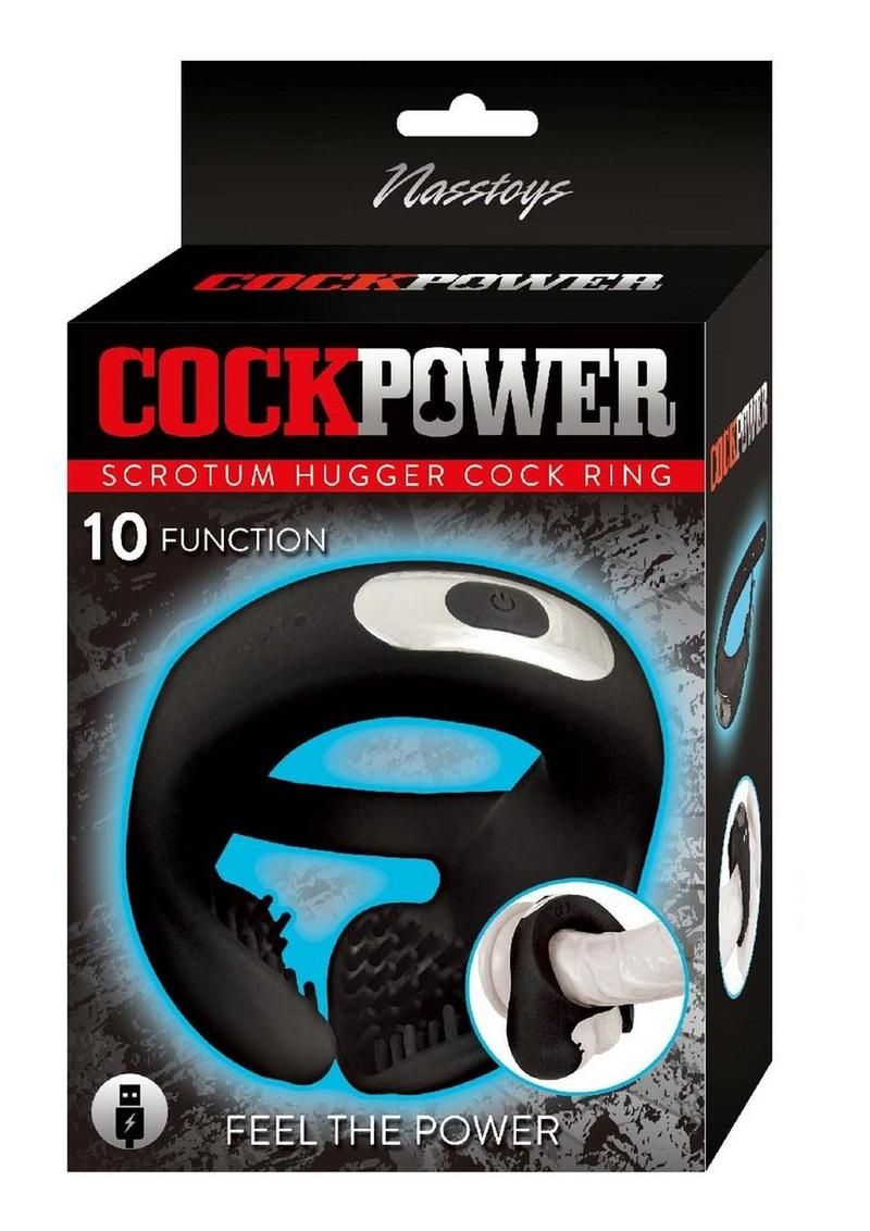 COCKPOWER SCROTUM HUGGER RECHARGEABLE SILICONE COCK RING
