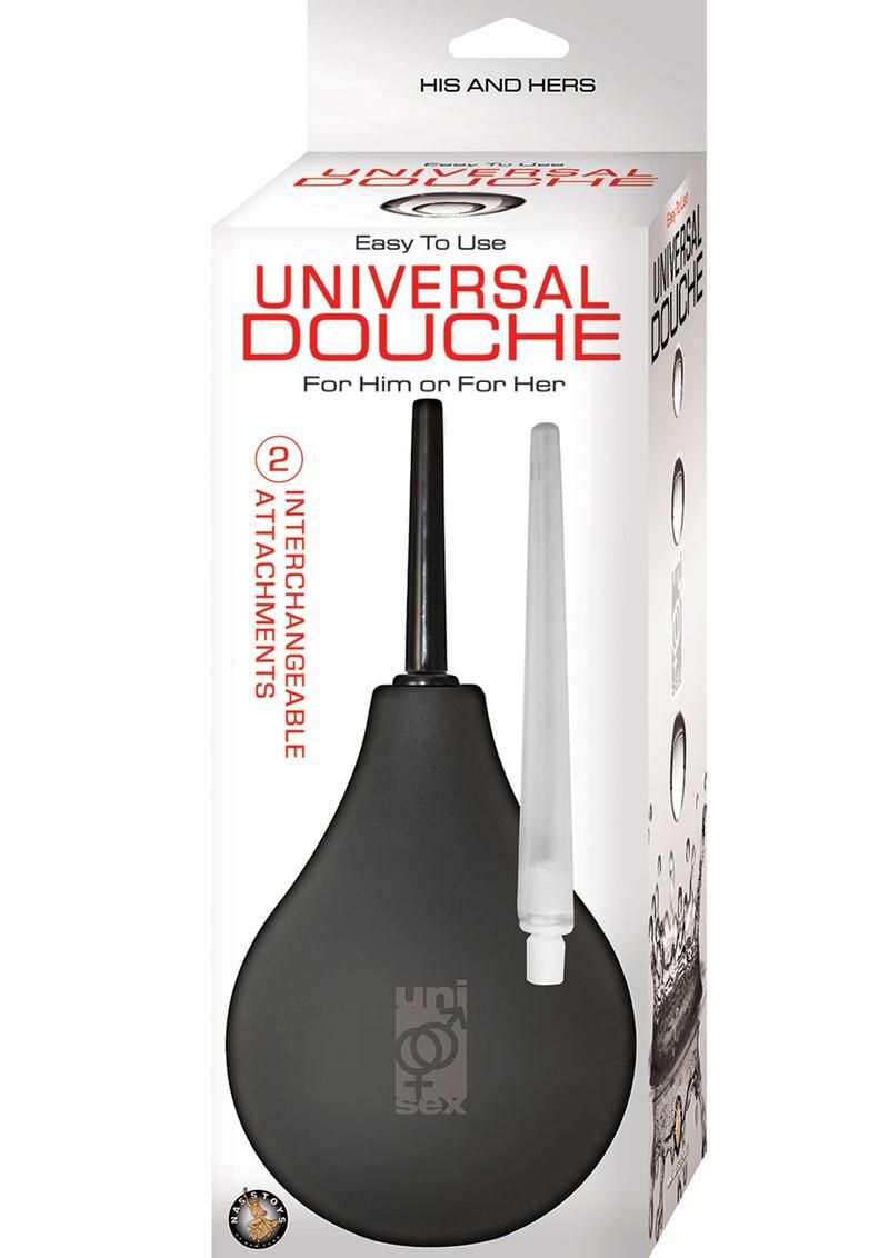 UNIVERSAL SILICONE DOUCHE, Color: BLACK