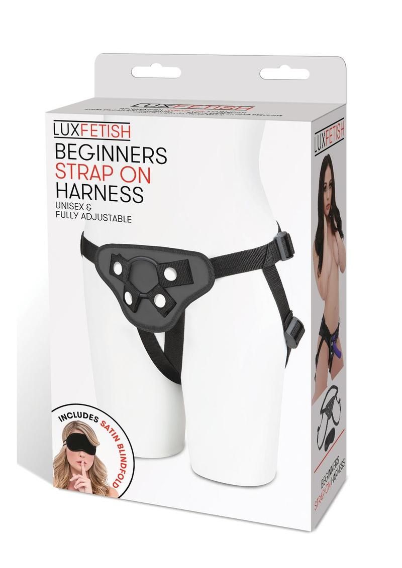 LUX FETISH BEGINNERS STRAP ON BLACK