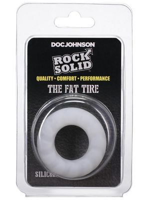 ROCK SOILD FAT TIRE SILICONE RING WHITE