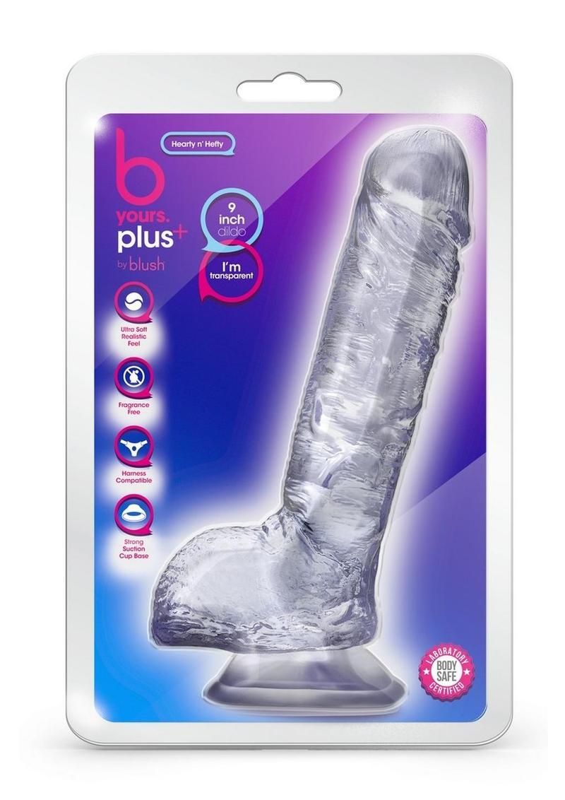 B YOURS PLUS HEARTY N' HEFTY CLEAR