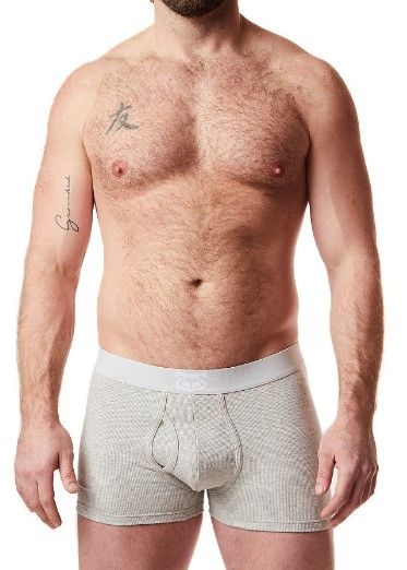 NASTY PIG UNION TRUNK HEATHER GREY, Size: SMALL