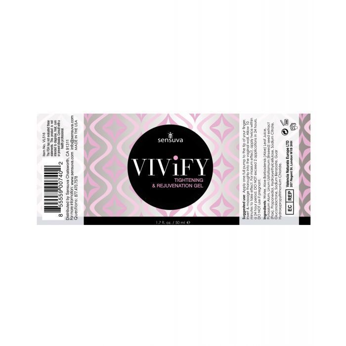 Sensuva Vivify Tightening Gel
