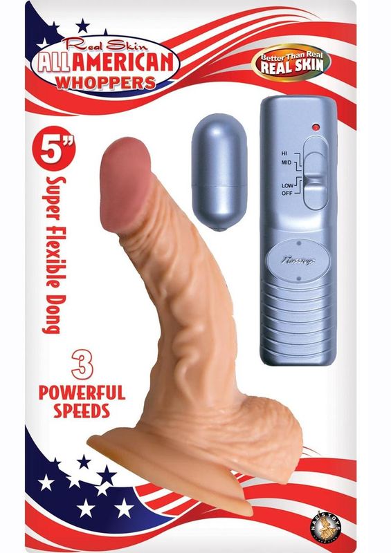 ALL AMERICAN WHOPPER 5" WITH BALLS FLESH