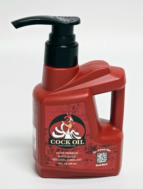 CockOil  PLASTIC PUMP TOP BOTTLE 10oz WATER BASED