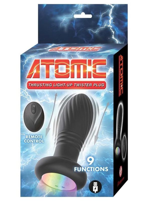 ATOMIC THRUSTING LIGHT UP TWISTER SILICONE PLUG