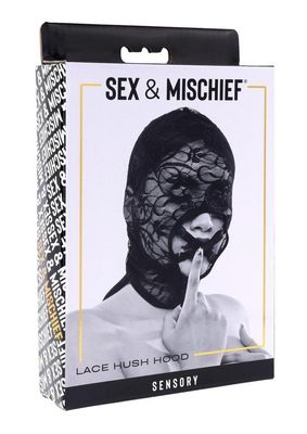 SEX & MISCHIEF LACE HUSH HOOD