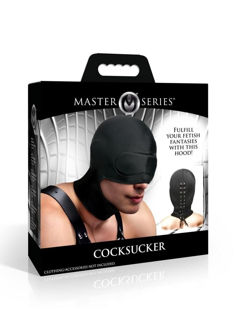 MASTER SERIES COCKSUCKER HOOD BLACK MASTER SERIES COCKSUCKER HOOD BLACK