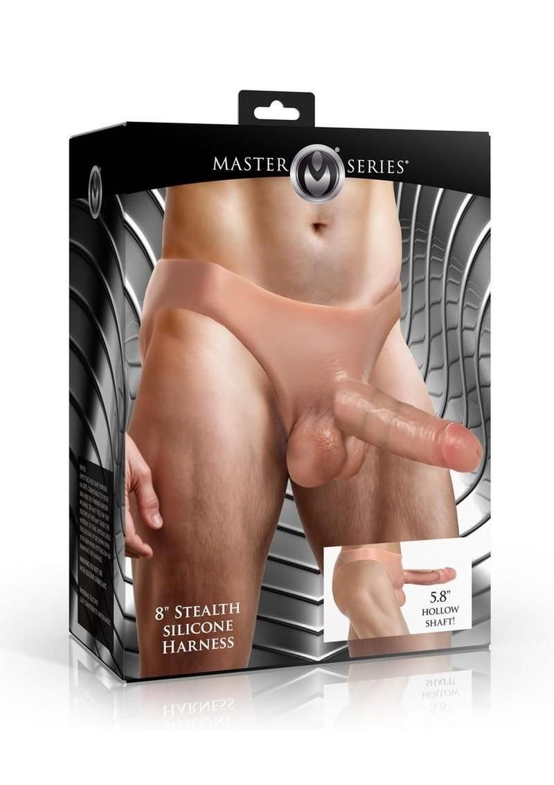 MASTER SEREIS THICK HOLLOW SILICONE STRAP-ON